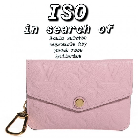 Louis Vuitton Empreinte Key Pouch Pink – DAC